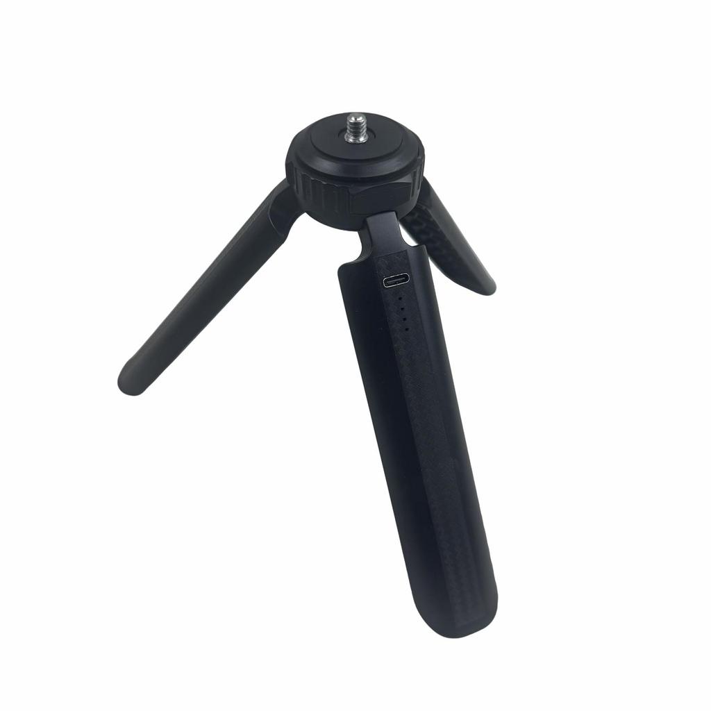 Rechargeable Selfie Stick with Tripod, Power Bank & Hot Shoe Ball Head