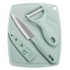 3 Pz/set Grande Acciaio Inossidabile Coltello da Frutta Pelapatate Tagliere Set di Coltelli da Frutta Tagliere Set da 3 Pezzi Set di Taglieri
