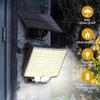 106LED Solar Split Lights - Courtyard Lights - Outdoor Lighting With Remote Control And Human Body Sensor Lights