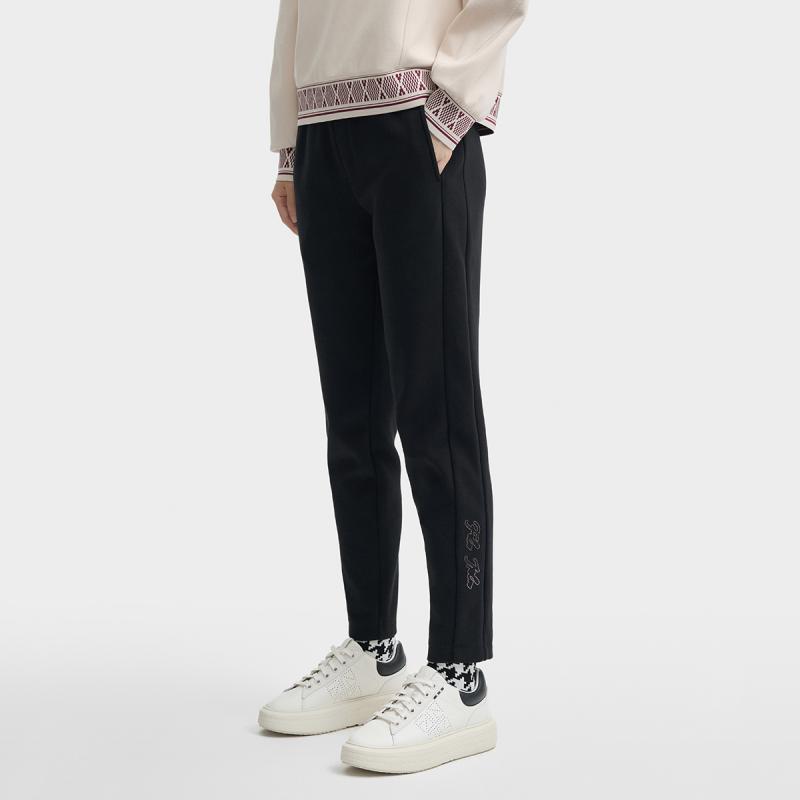 New FILA Casual Pants Women's Jet Black F11W443605F-BK