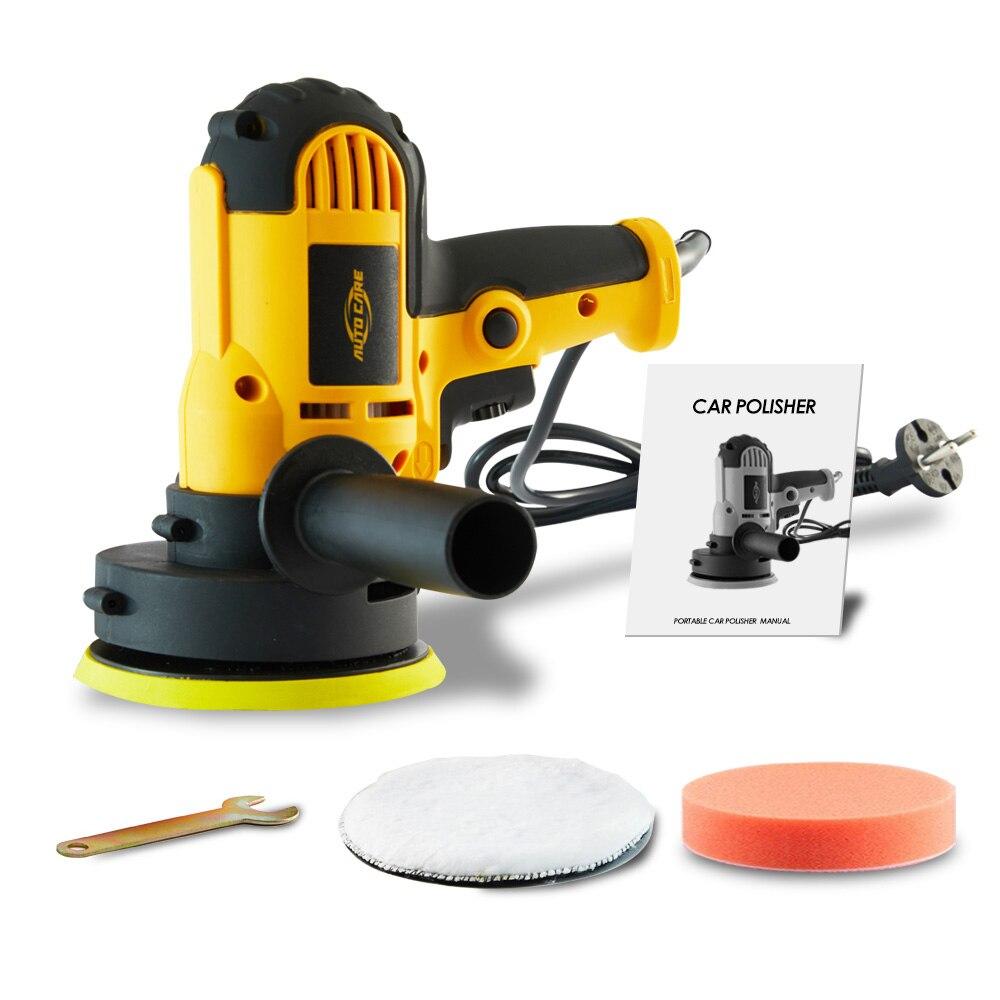 220V Electric Car Polisher Machine 600W 3500rpm Auto Polishing Machine Sander Small Portable Polish Waxing Tools