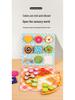 Toddler Pretend Play Pizza & Cookies Velcro Set - Immersive Simulation Toy Gifts