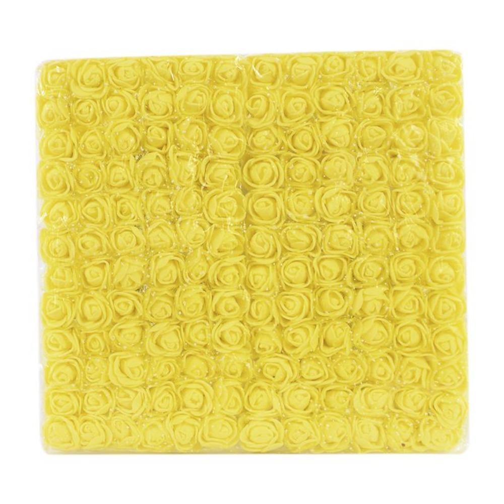 

144/288 шт. Мини Кружевная Роза Искусственный Цветок Маленькие Головки Роз из Пенопласта Свадебное Украшение DIY Ремесло Букетные Принадлежности 144Pcs