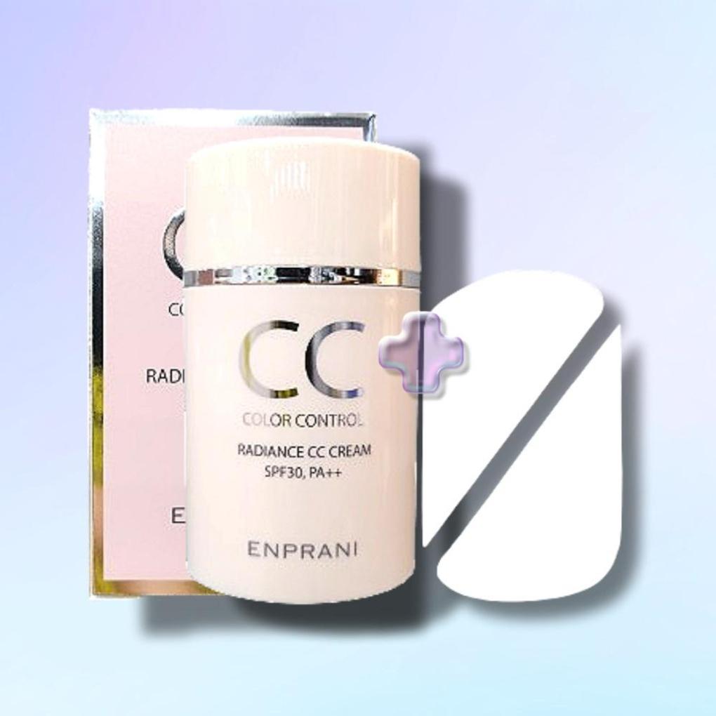 

Enprani Radiance CC Cream SPF30/PA++ 50ml + BeauniO Puff 2P Glowing, Glossy, Natural Face BB (until 26.07.21)