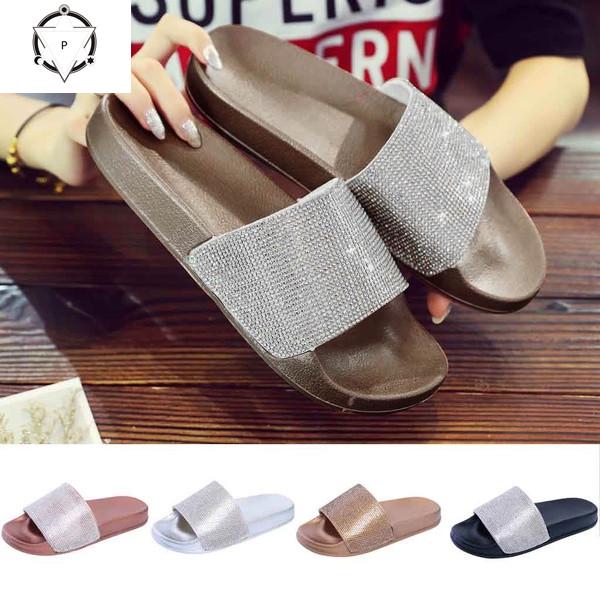 pink sparkly sliders