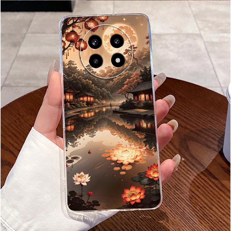 Luxury Cute Love Rabbit Clear Case For Oppo Realme 13 Plus 5g Soft Silicone Transparent Bumper Back Cover Realme13+ 13Plus Funda