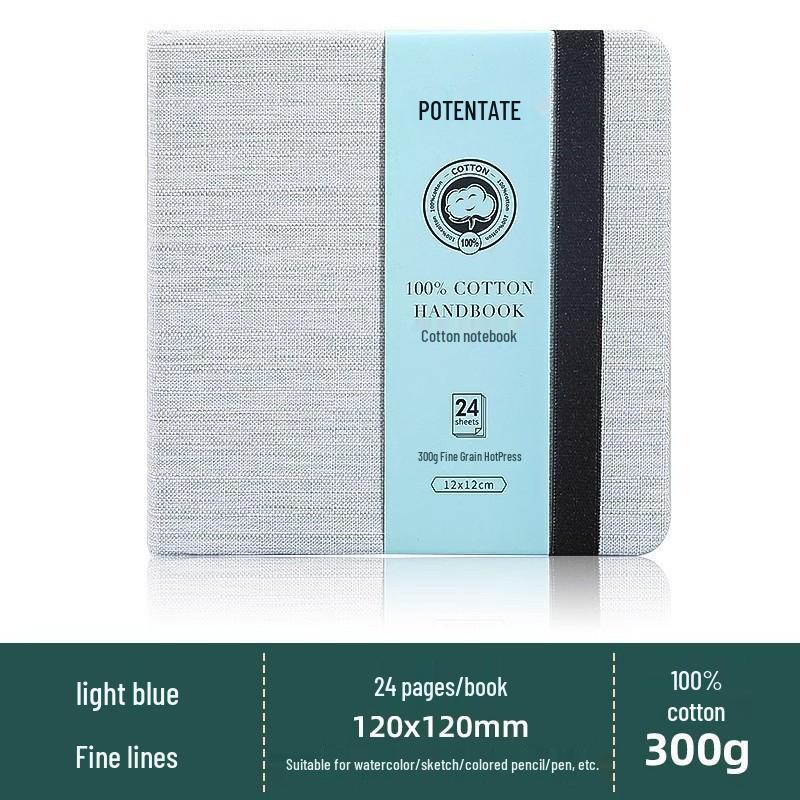 Thickened Student Watercolor Journal Set - 300g Blank Art Square