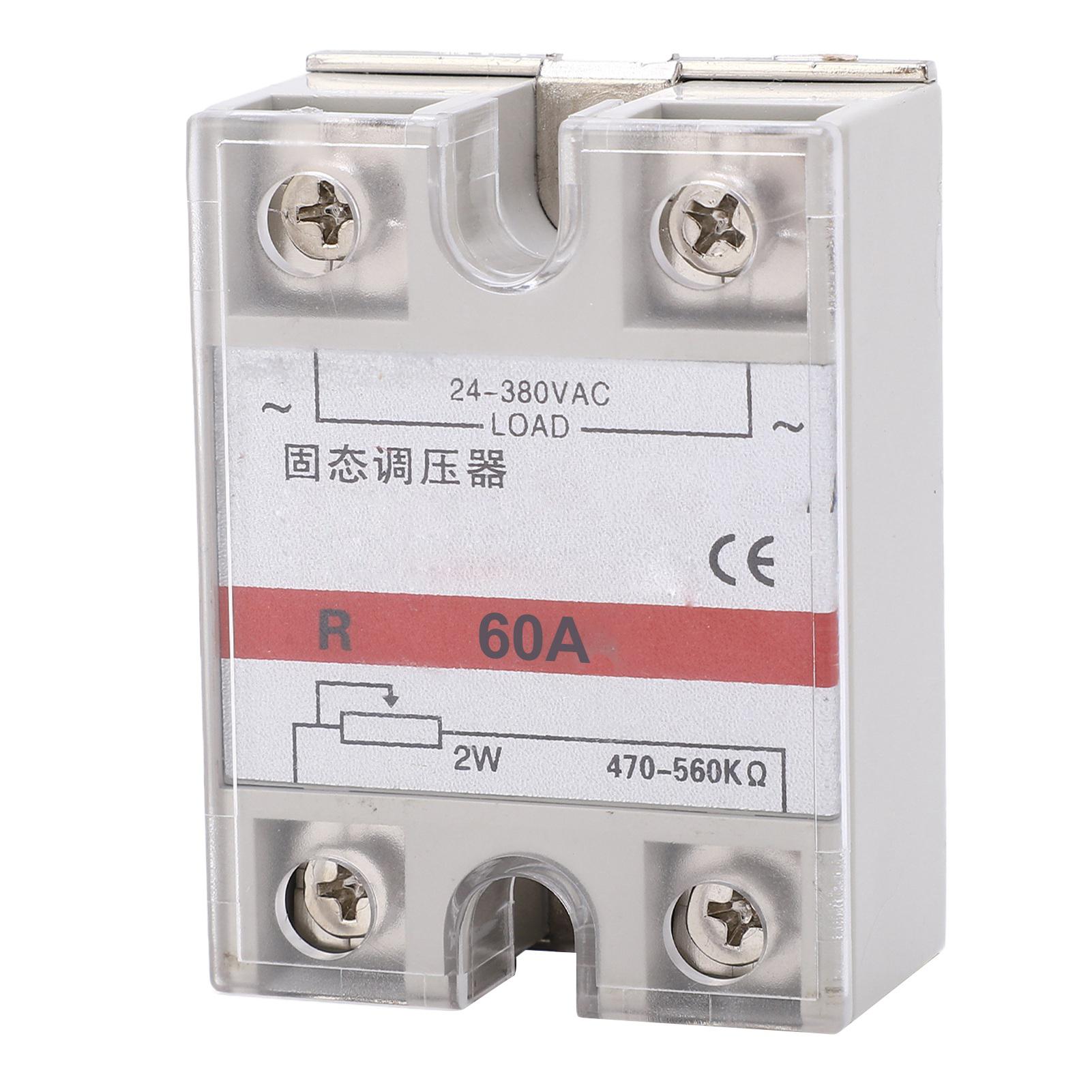 

60A Твердотільний регулятор напруги Антикорозійний Безшумний Швидке Розсіювання Тепла Модуль SSR