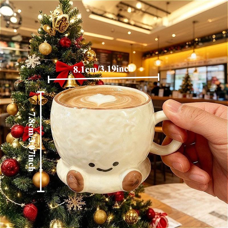 220ml/350ml Milk Cup Ceramic Coffee Mug Personalized Foot Shaped Ceramic Cup Drinking Cups Home Coffee Mugs Coffee Shop Supplies 220ml-350ml