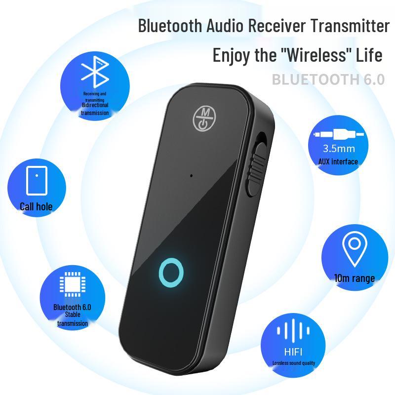 

C28 Bluetooth 6.0 MP3 Audio Adapter: Dual-Function Receiver & Transmitter with Call Feature C28 Bluetooth Receiver Transmitter