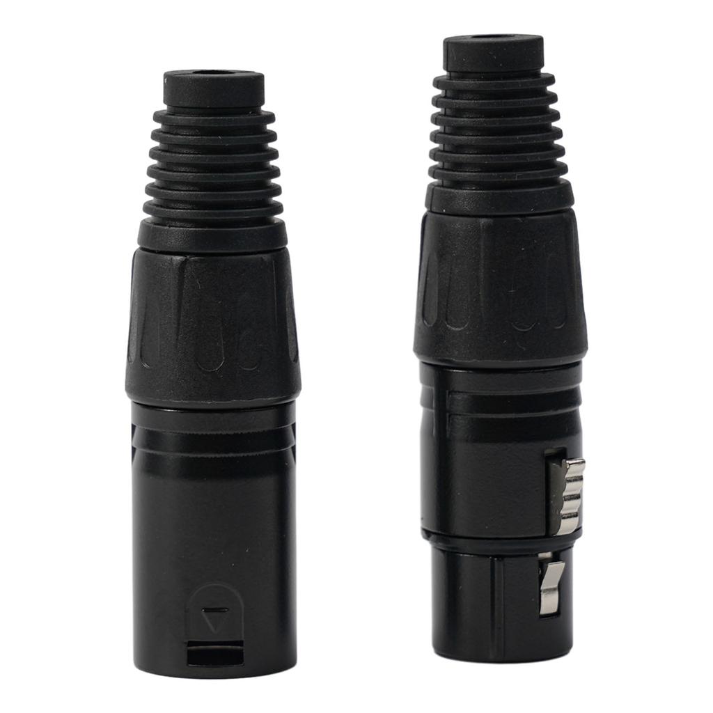 5Pair XLR DMX 3 Pin Male & Female MIC Snake Plug Audio Microphone Cable Connector