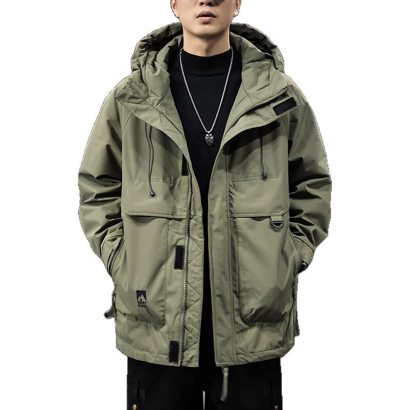 Men's 2026 Mid-Length Hooded Down Jacket - Warm, Windproof Winter Parka