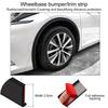 Universal Car Truck Body Fenders Flare Rubber Wheel Arches Eyebrow Lip Anti-scratch Strip Sticker Mud Flaps Guard Trim 1.5M*3CM