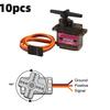 5/10pcs MG90S 9g Micro Servo Motor Metal Gear for RC Robot Car Plane Helicopter Mini Servos for Arduino Project