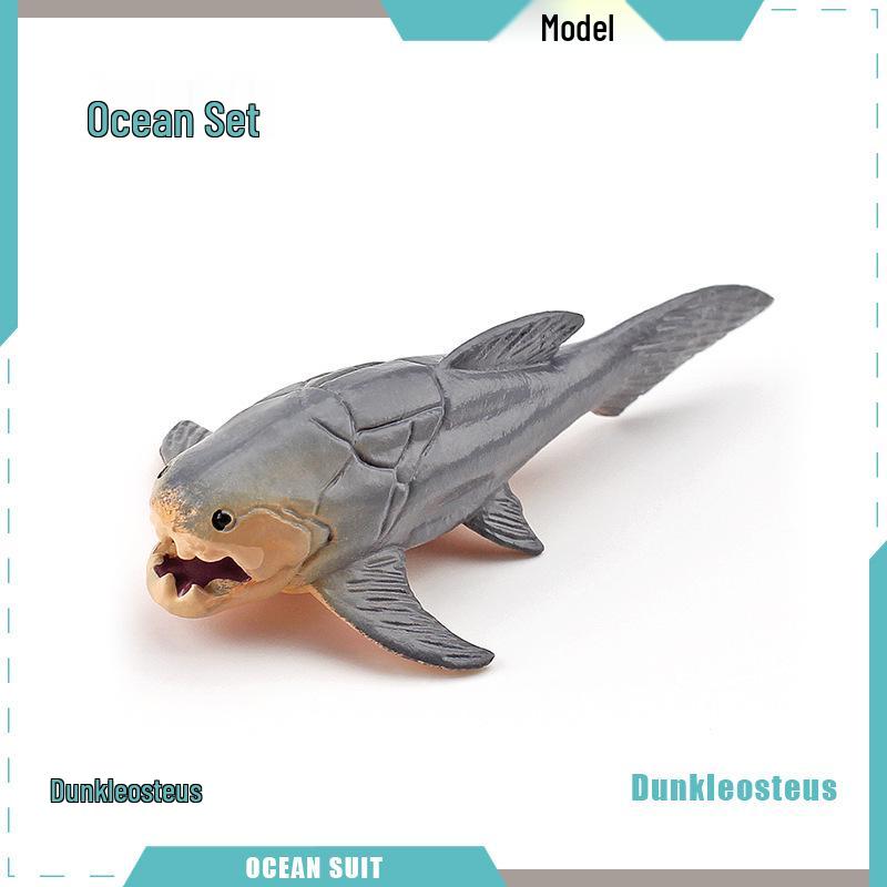 Children's Marine Animal Model Set: Mini Whale, Shark, Dolphin, Turtle, Sea Lion
