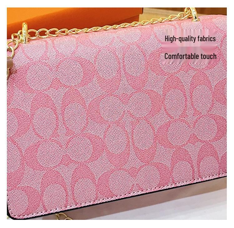 2025 Fashionable Crossbody Shoulder Bag: Versatile, Small Square Design with Letter Print for Women