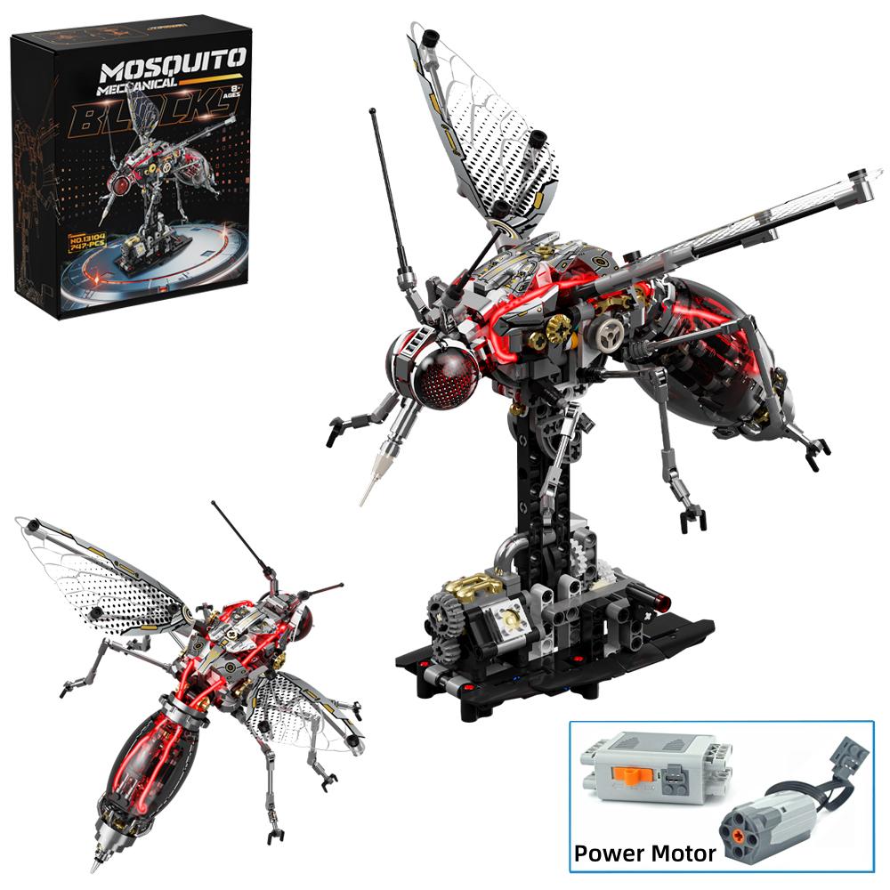 Fresh-From-Factory First-Class Mechanical High-Standard Mosquito Superior-Grade Building-Set High-Standard Bricks Premium-Quality Cyberpunk Insect