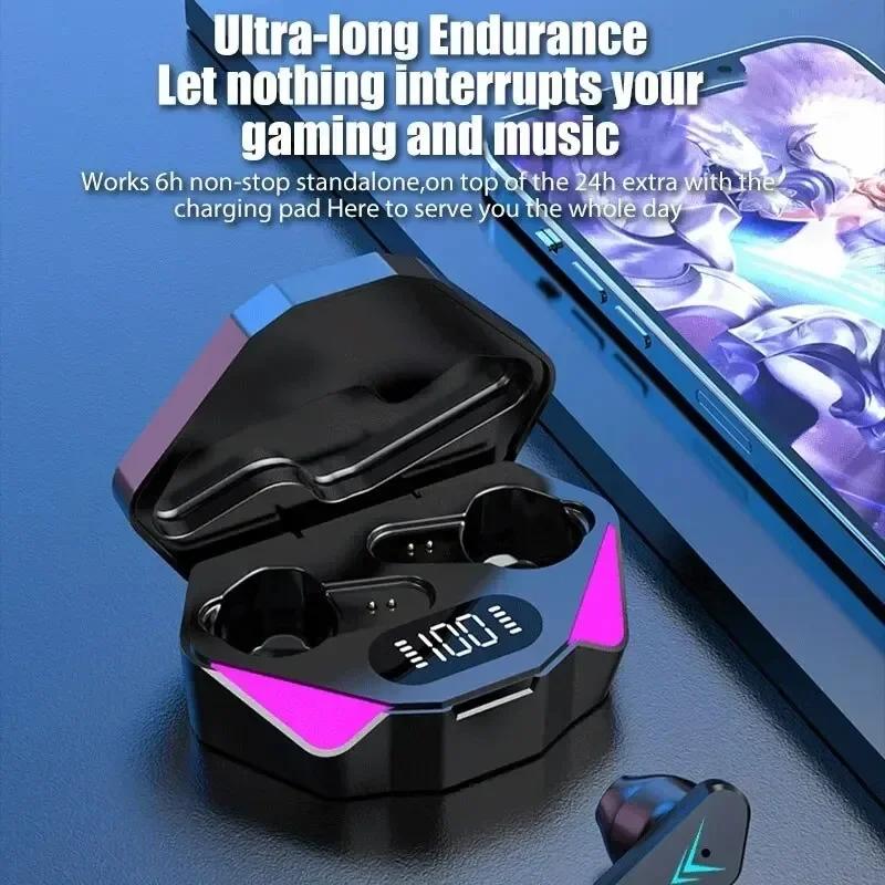 

НОВЫЕ X15 TWS Наушники Bluetooth Беспроводные Игровые Наушники 65 мс Низкая Задержка Вкладыши Fone Игровая Гарнитура Игровая с Микрофоном Handsfree