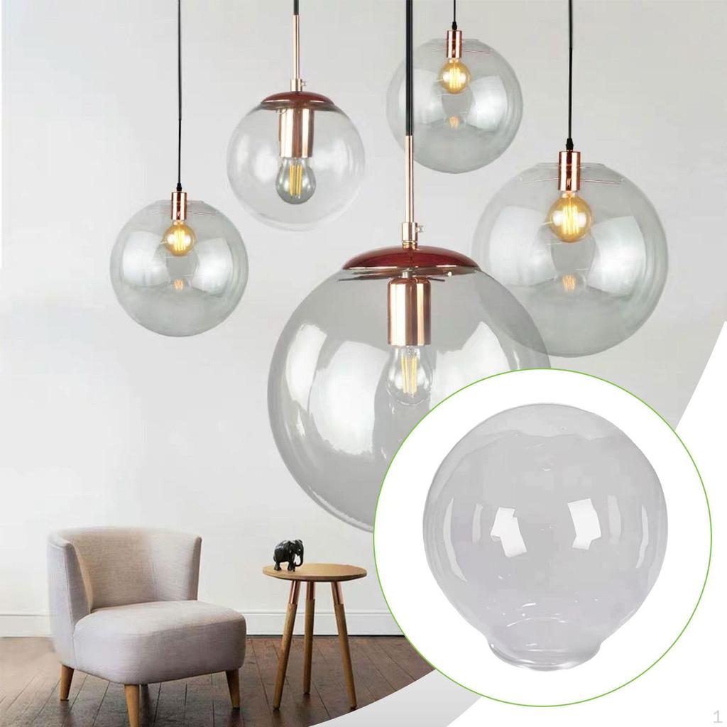 Acrylic Lampshade Outdoor Garden Ball Replacement Lamp Cover Transparent
