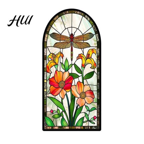 Gift for Book Lovers Stained Glass Flower Bookmark, Floral Acrylic Suncatcher Lightweight Bookmark Plant Page Marker, Gifts Bookish, Women Dreamy