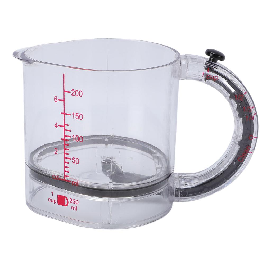 Adjustable Measuring Cup Multifunctional Measuring Cup with Scraper Base Dishwasher Safe for 1 4 To 1 Cup