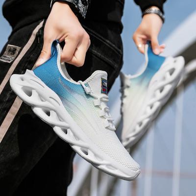 Herren Freizeitschuhe Neue Mode Langsamlaufen Sport Weiche Sohle Bequem Stoßdämpfend Atmungsaktives Mesh Rutschfest Freizeitschuhe