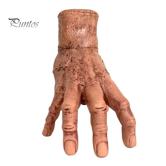 

Хэллоуин ручной орнамент прозрачная текстура реалистичный уникальный жуткий пальмовый орнамент для дома украшение на Хэллоуин