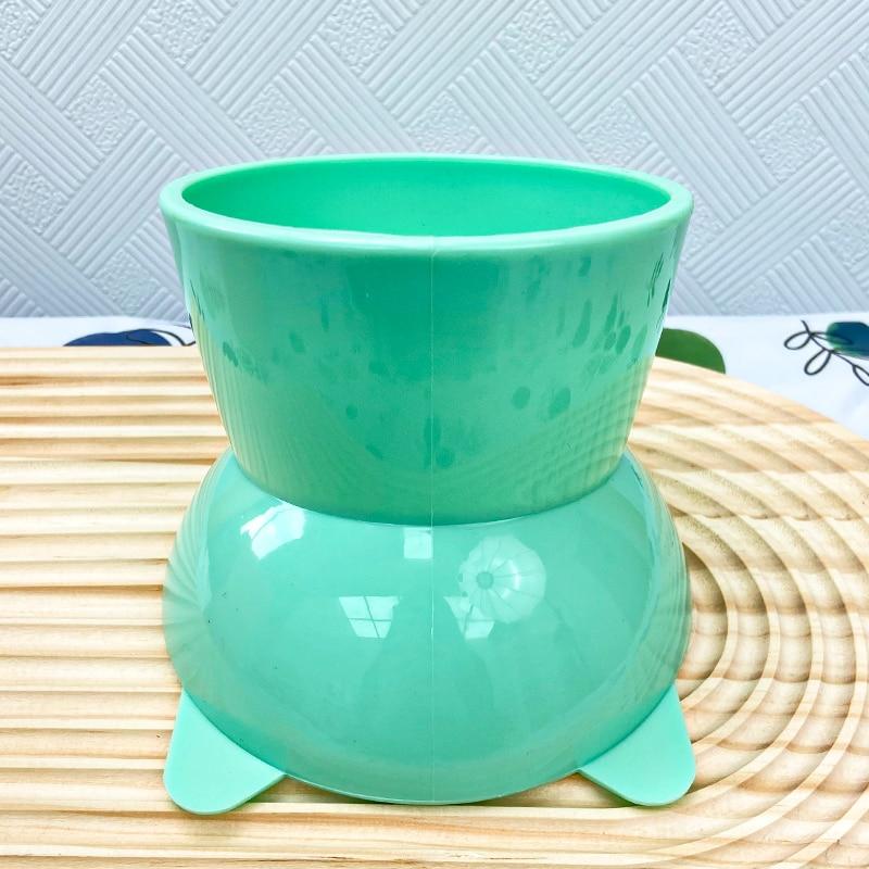 Pet Bowls with Inclined High Bottoms To Protect the Neck of Pets, Dog and Cat Water Bowls To Prevent Overturning