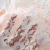 Rose Lace Fake Collar High Collar Pure Color Detachable Collar White Color Lace Detail Soluble Weave Flower Fashionable Wear