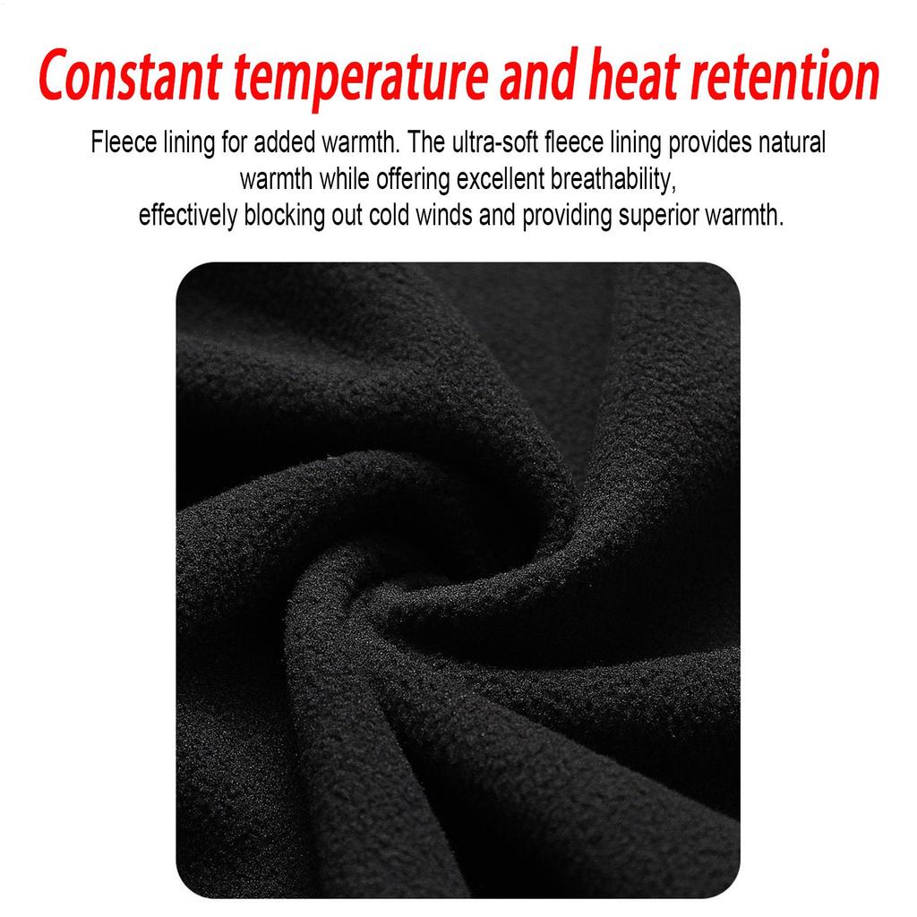 1 Pair USB Heated Gloves Screen Touch Winter Thermal Heating Mitts Cold Weather Waterproof Gloves For Motorcycle Bike Cycling