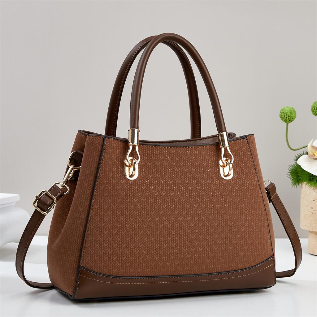 Urban Style Womens Mediumsize Tote With Zipper And Inner Organizer For Daily Commute