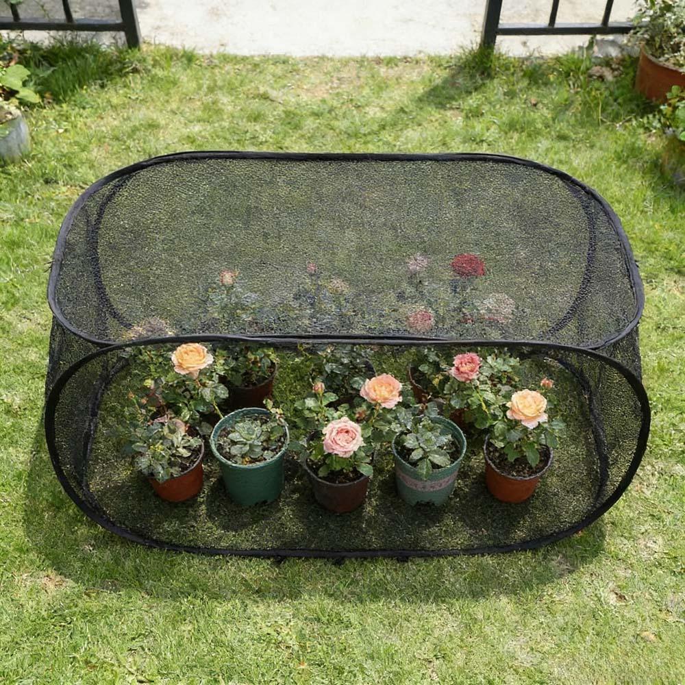 Foldable Plant Protection Dome Garden Pest Control Netting Cage Anti Bird Rabbit Insect Mesh Cover Vegetable Balcony Protector