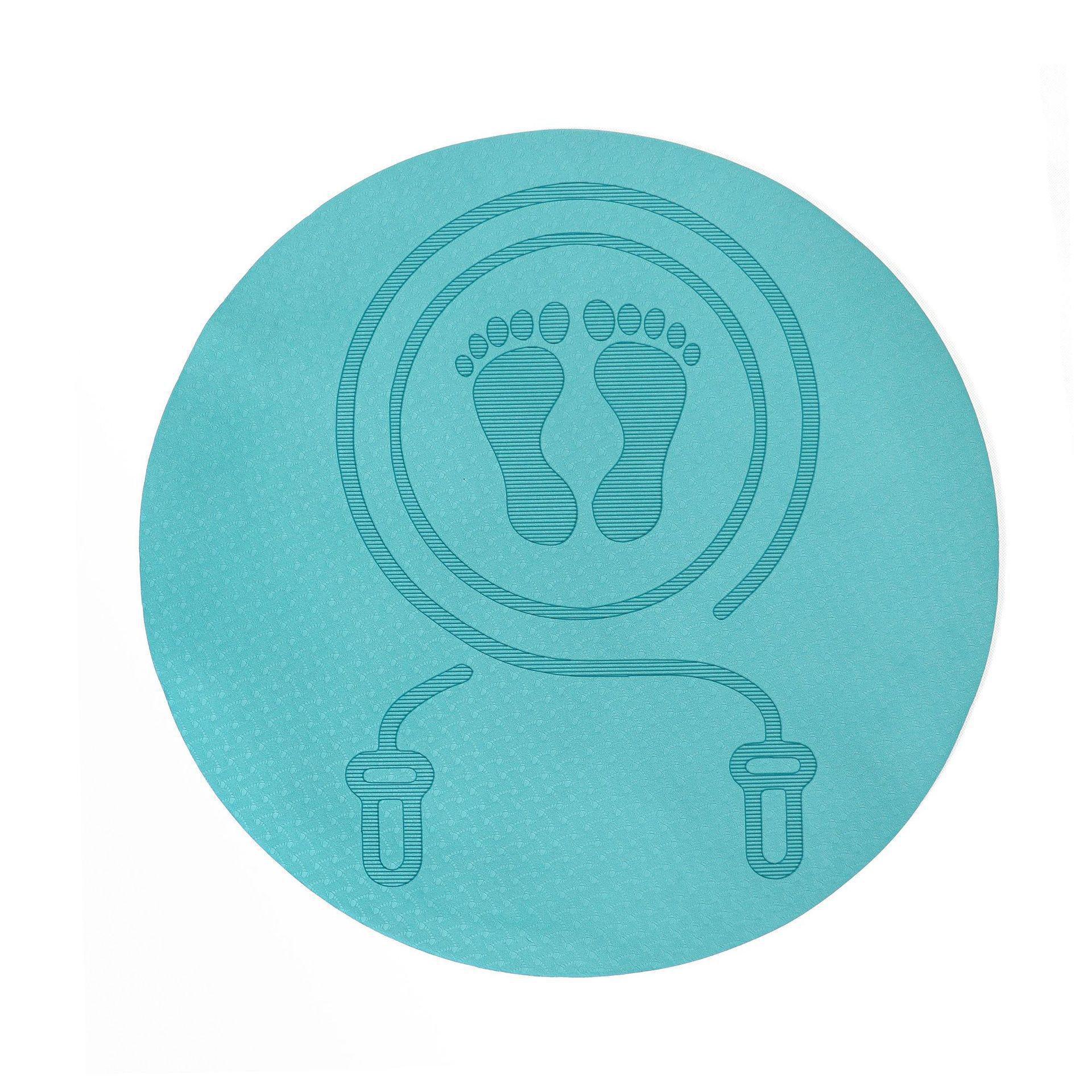 

Non-slip Shock Absorption Cordless Jump Rope Mat for Indoor Fitness - Soundproof, Thick, Silent, and Round for Home Use 60*60*0.6cm Standard