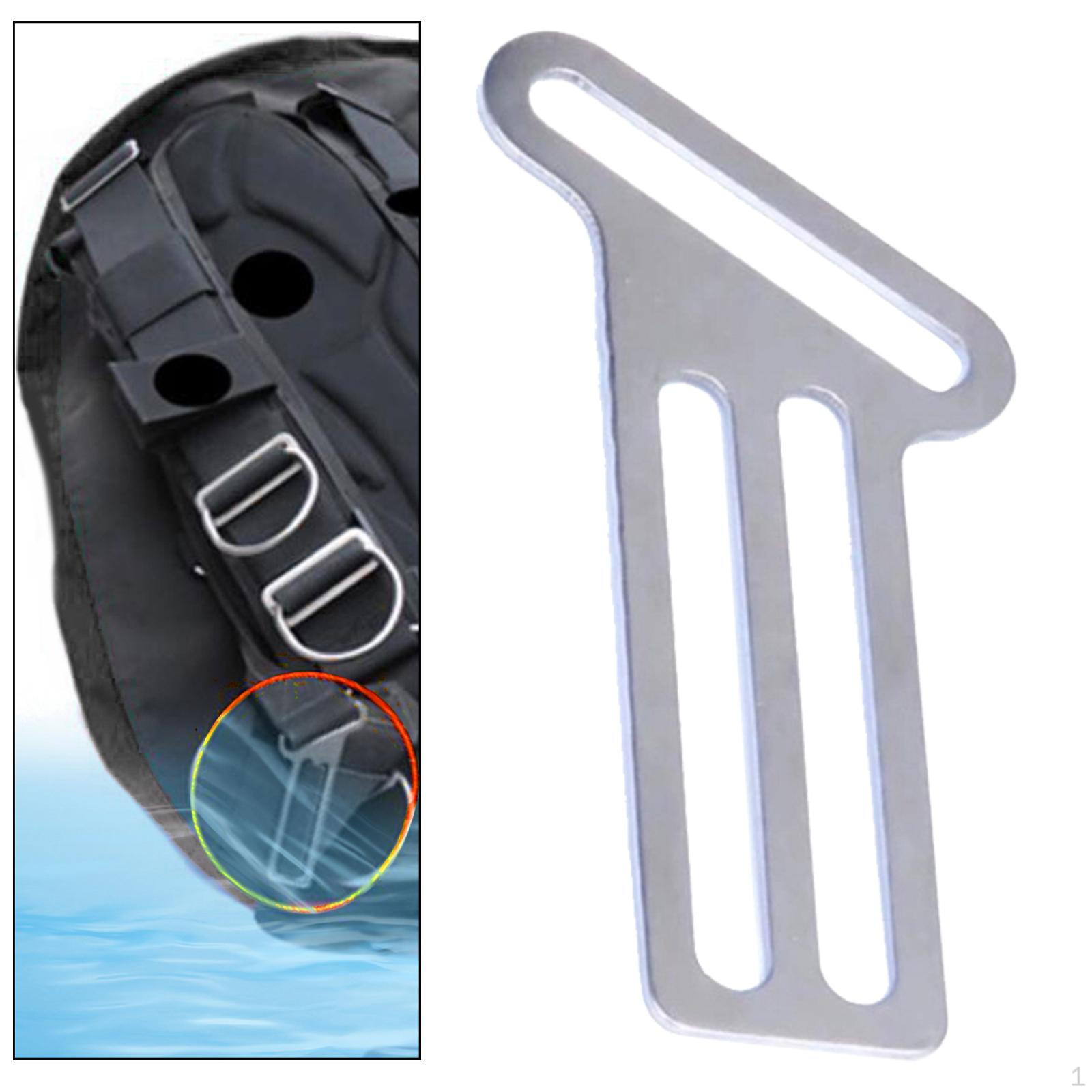 

Слайдер ремня безопасности из нержавеющей стали 316, держатель пряжки ремня для дайвинга 3.9cmx5.1cm