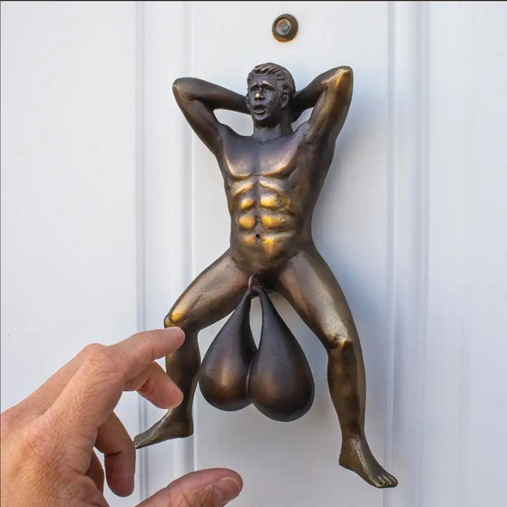 Lustige klopfende Ornamente, Türklingel klingende, lustige Türdekoration aus Kunstharz