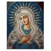 Heilige Jungfrau Maria 5D DIY Malerei Kristall Orthodoxe Ikone Figur Dekreuzstich-Set Bastelartikel