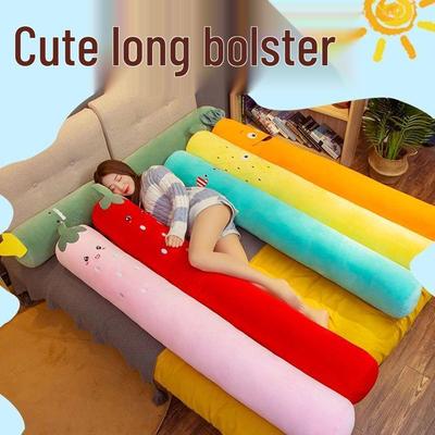 Washable Cylindrical Bolster Pillow for Sleeping, Leg Clamping, and Back Support