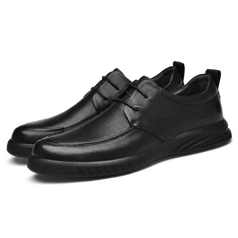 

Туфли из натуральной кожи мужские модные на платформе деловые на шнуровке 2024 новые свадебные офисные туфли формальная обувь Оксфорды для мужчин 45 чёрный