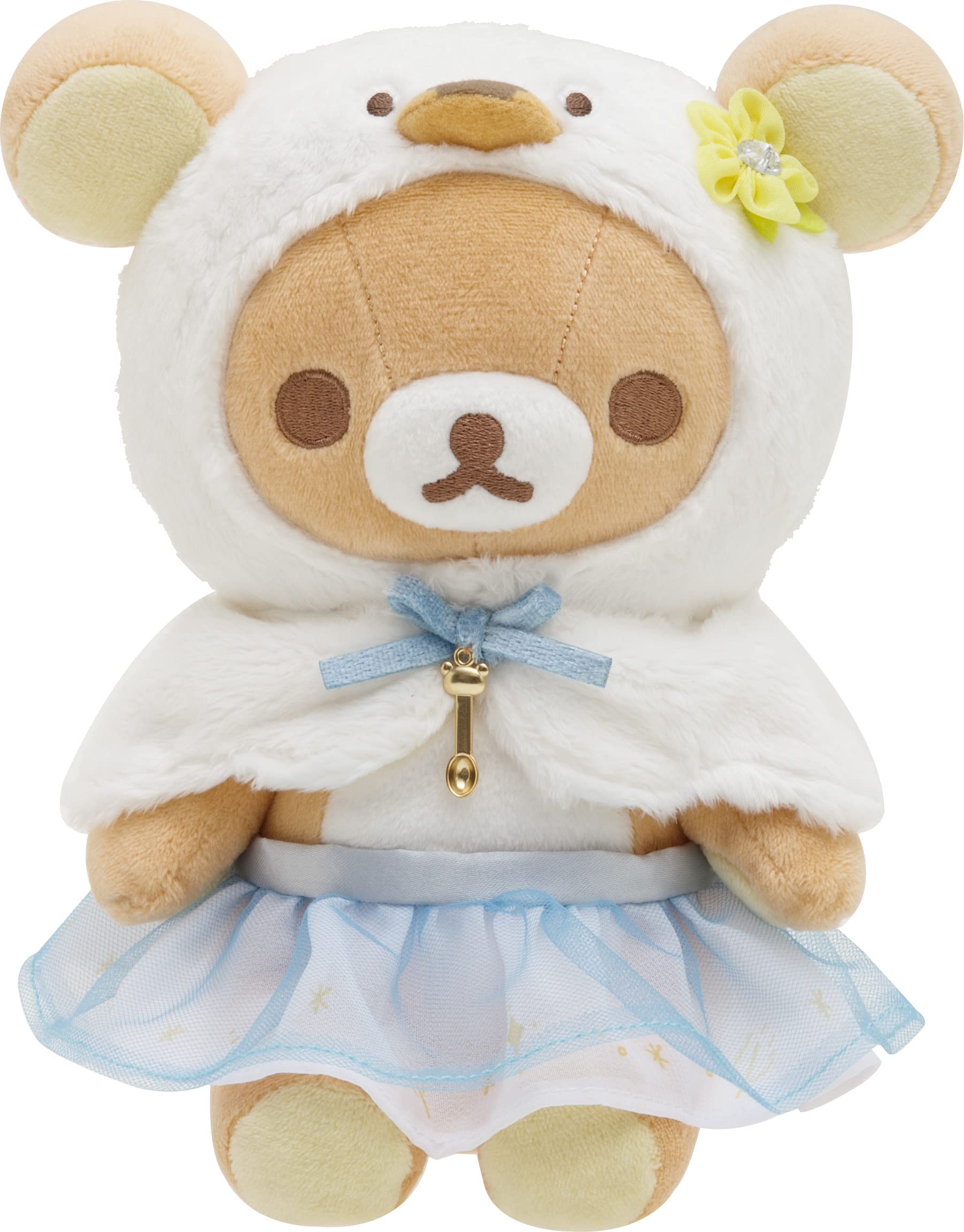 

MF86701 Rilakkuma Swan and Golden Flower Plush Rilakkuma