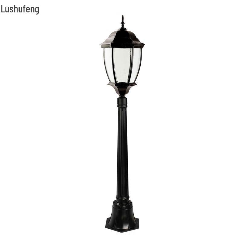 European Outdoor Garden Path Light чёрный