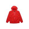 Nike NSW Big Swoosh Half-Zip Hooded Jacket Men Outerwear Red CD0420-657