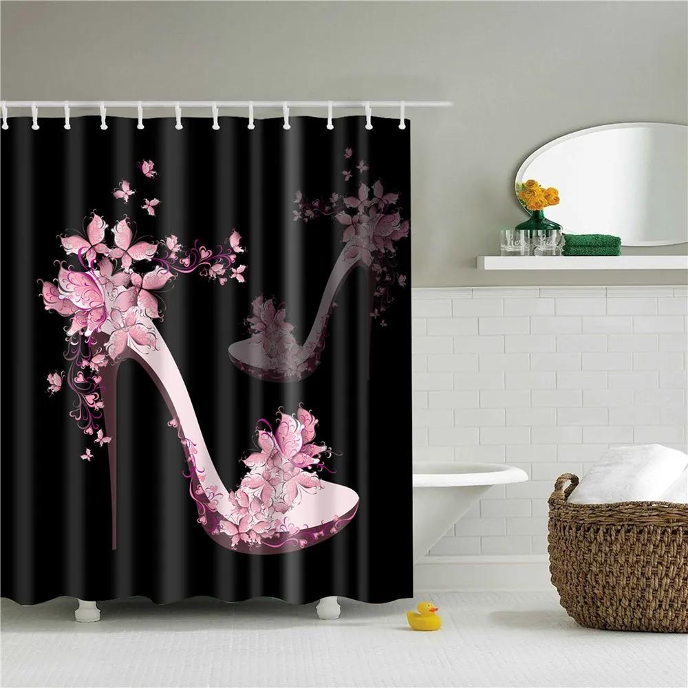 3D Cartoon Character Shower Curtains Bathroom Curtain Waterproof Shower Curtain Home Decor Bath Curtain with 12 Hooks