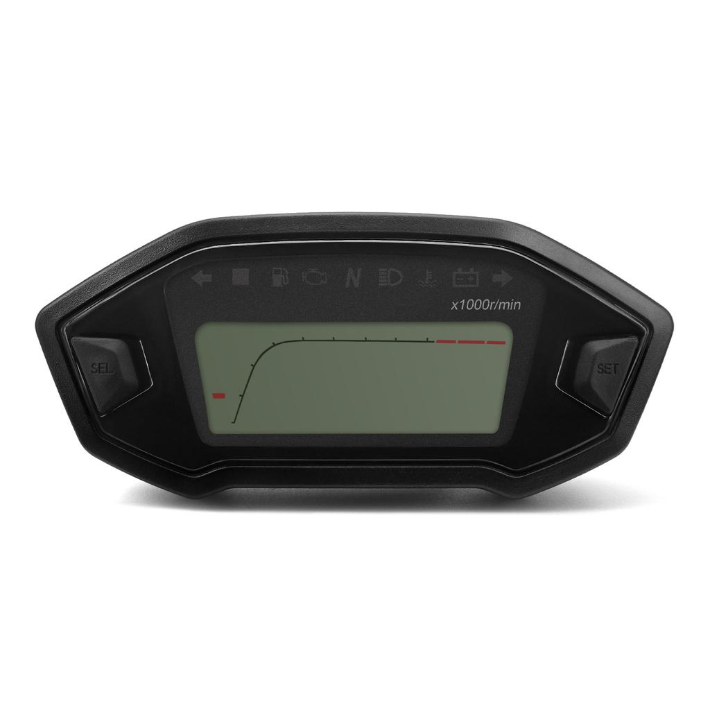 AD Motorcycle Instrument + Sensor Tachometer 10000 RPM Meter Dashboard Odometer KMH Speedometer With Alarm For KAWASAKI