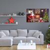 Large Christmas Backdrop Decorative Cloth 70.8x43.3Inch Polyester Fabric For Holiday Decorations And Family Gathering