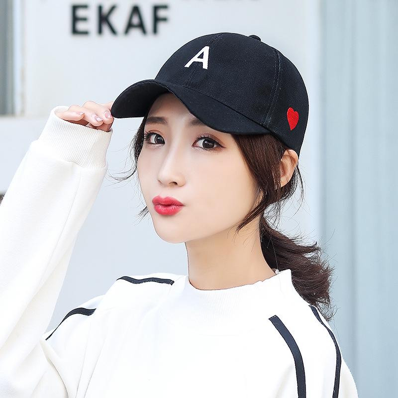 Hut Damen Sommer Koreanische Version Baseballkappe Hipster Vielseitige Freizeitkappe Student Britisch Reise Sonnenhut