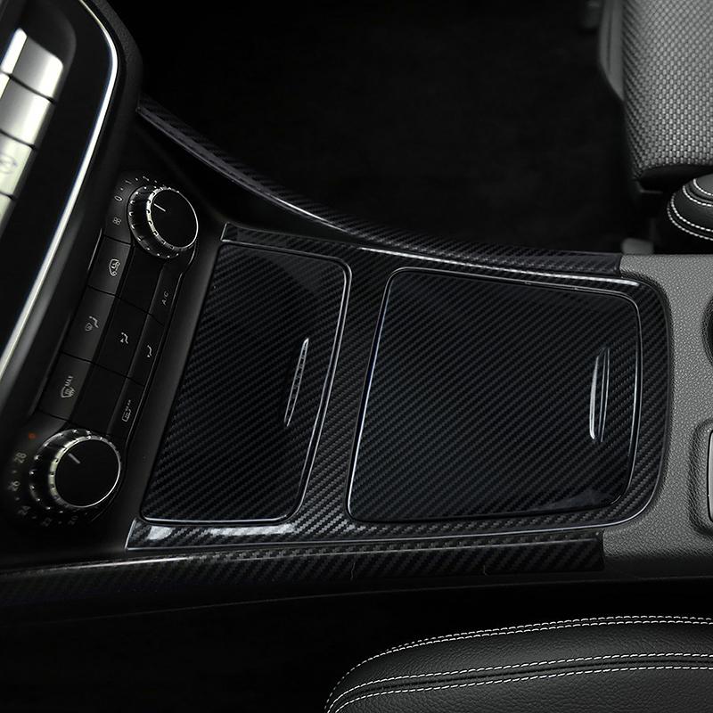 Edelstahl Mittelkonsole Schalthebel Panel Dekorationsabdeckung Zierleiste Für Mercedes Benz CLA GLA A-Klasse C117 X156 W176 2013-2018