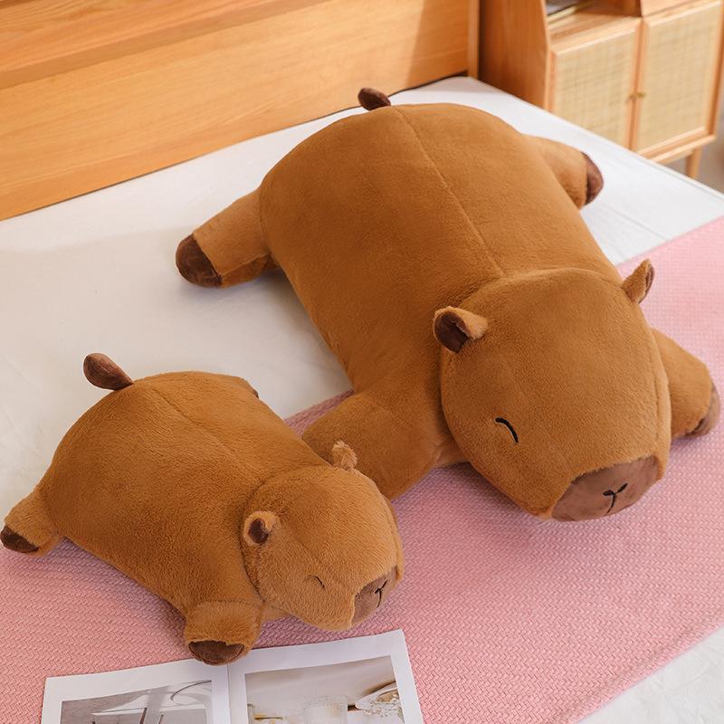 Cute Soft Capybara Throw Pillow Plush Toy Doll Capybara Doll Home Pillow Cushion Doll Doll