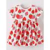 Girl Dress Summer New Arrival Fashion Children Strawberry Short Sleeve Princess Dress Western Style Kids' Skirt 0-8 Years Old 9