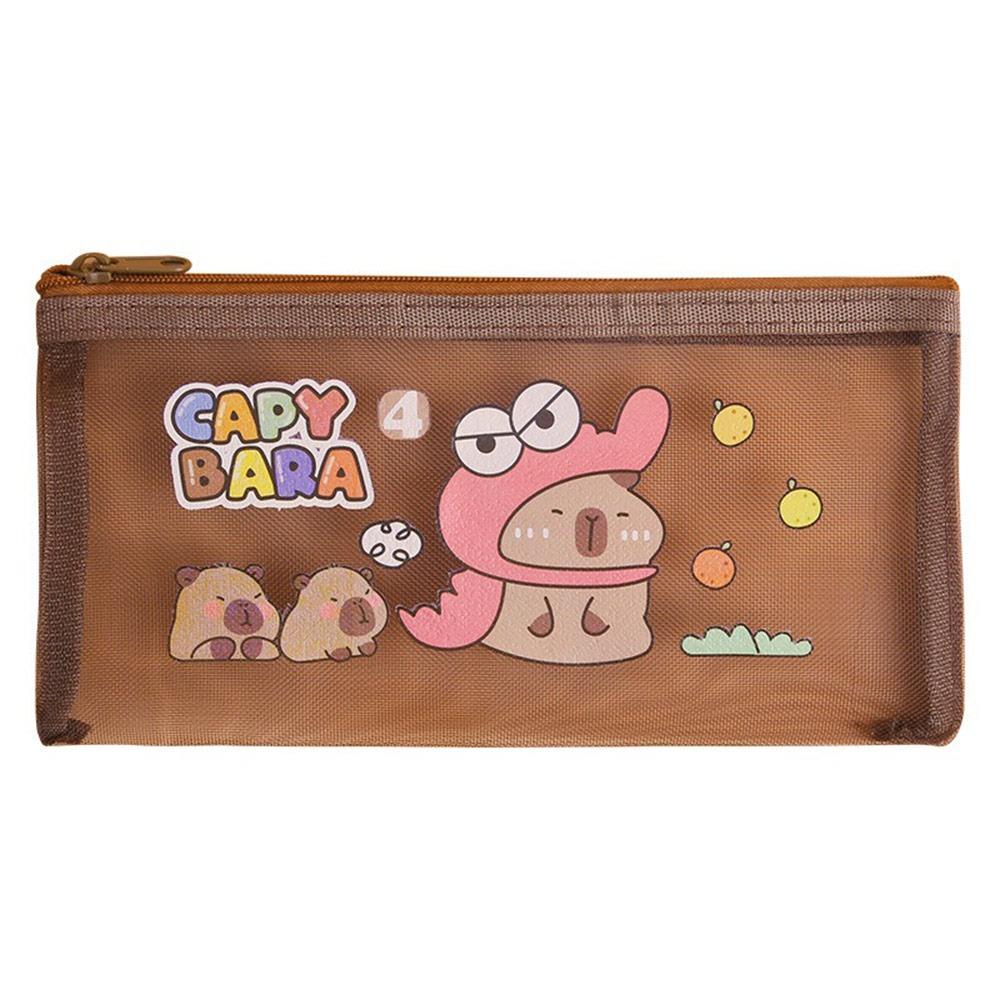 

Mesh Pen Bag Large Capacity Stationery Bag High Quality Mesh Storage Bag Students 03