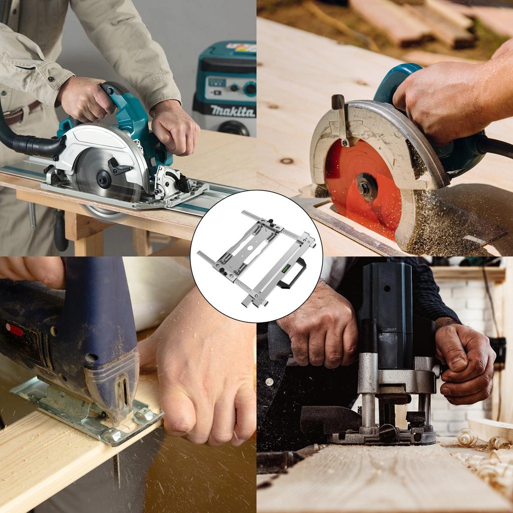 Cutting Machine Edge Guide Positioner Stainless Steel Multifunctional Cutting Machine Safety Woodworking Table Saw Circular Saw